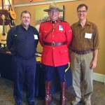 CMSA Composer in Residence with mounty and Dr. Jim Bates, conductor, at Canadian premiere of "Chrysopylae Reflections"